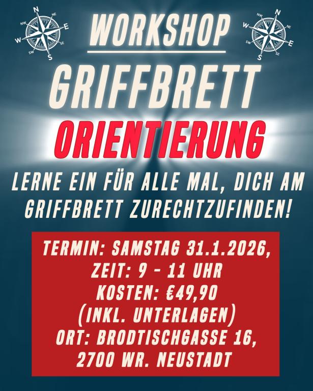 Griffbrett-Orientierung